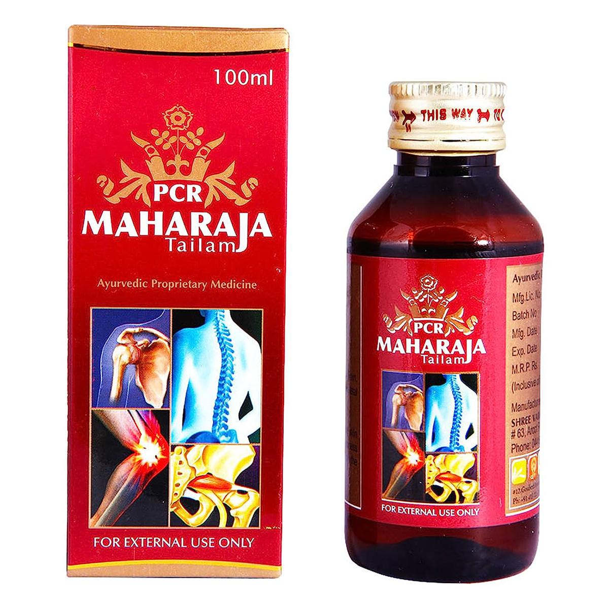 Maharaja Thailam 100 Ml, Pack of 1 Maharaja Thailam 100 Ml, Pack of 1
