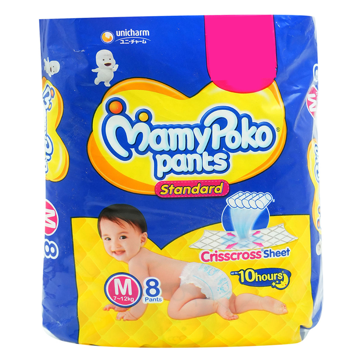 MamyPoko Standard Diaper Pants Medium, 8 Count, Pack of 1 MamyPoko Standard Diaper Pants Medium, 8 Count, Pack of 1