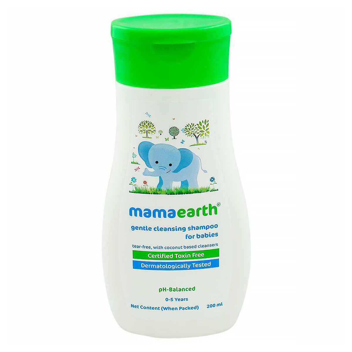 Mamaearth Gentle Cleansing Shampoo for Babies 0 to 5 Years, 200 ml, Pack of 1 Mamaearth Gentle Cleansing Shampoo for Babies 0 to 5 Years, 200 ml, Pack of 1