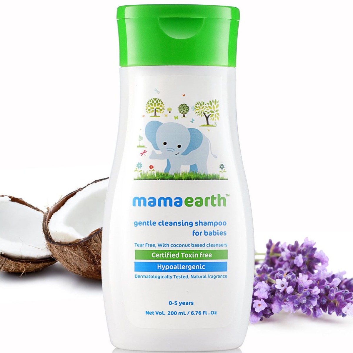 Mamaearth Gentle Cleansing Shampoo for Babies 0 to 5 Years, 200 ml, Pack of 1 Mamaearth Gentle Cleansing Shampoo for Babies 0 to 5 Years, 200 ml, Pack of 1