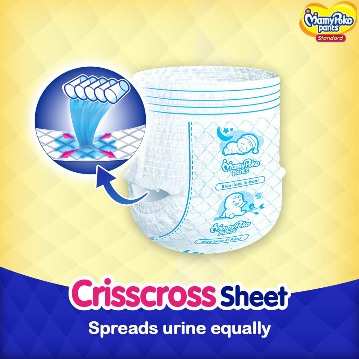 MamyPoko All Night Absorb Diaper Pants Large, 28 Count, Pack of 1 MamyPoko All Night Absorb Diaper Pants Large, 28 Count, Pack of 1