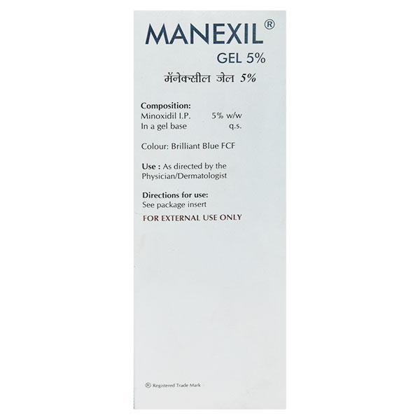 Manexil 5% Gel 60 gm, Pack of 1 GEL Manexil 5% Gel 60 gm, Pack of 1 GEL