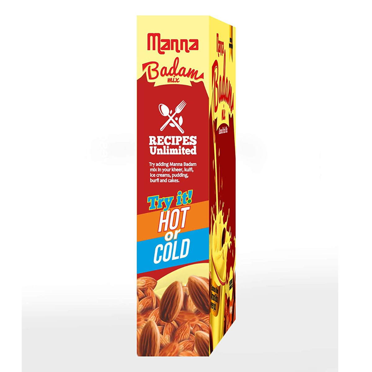 Manna Badam Mix Instant Refreshing Energy Drink, 200 gm, Pack of 1 Manna Badam Mix Instant Refreshing Energy Drink, 200 gm, Pack of 1