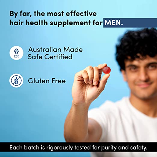Man Matters Biotin Hair 30 Gummies|No Added Sugar | With Biotin, DHT Blockers, Vitamin A, C, E, Fibre & Zinc | For Stronger and Healthier Hair, Pack of 1 Man Matters Biotin Hair 30 Gummies|No Added Sugar | With Biotin, DHT Blockers, Vitamin A, C, E, Fibre & Zinc | For Stronger and Healthier Hair, Pack of 1