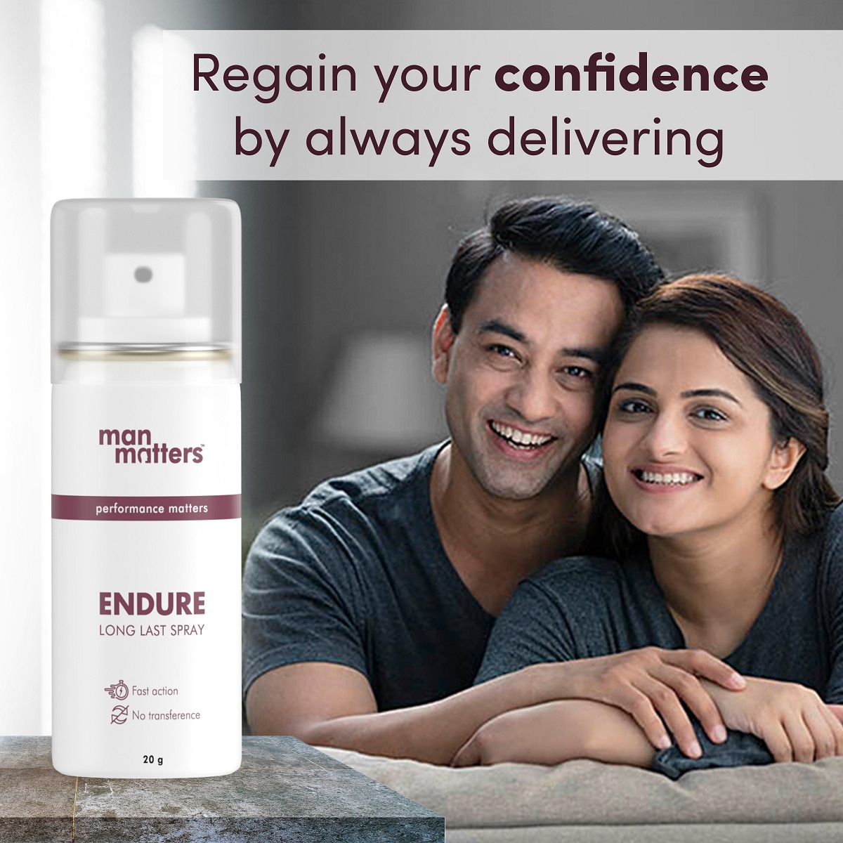 Man Matters Endure Long Last Spray 20 gm|For Endurance & Performance, Pack of 1 Man Matters Endure Long Last Spray 20 gm|For Endurance & Performance, Pack of 1