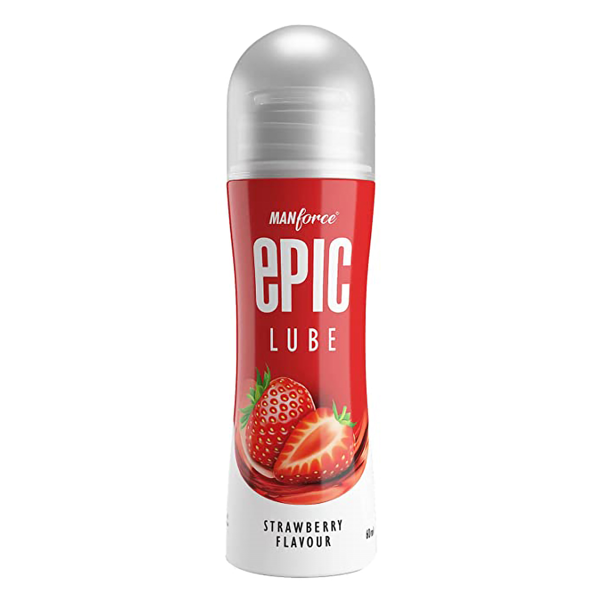Manforce Epic Lube Strawberry Flavour Gel, 60 ml, Pack of 1 Manforce Epic Lube Strawberry Flavour Gel, 60 ml, Pack of 1