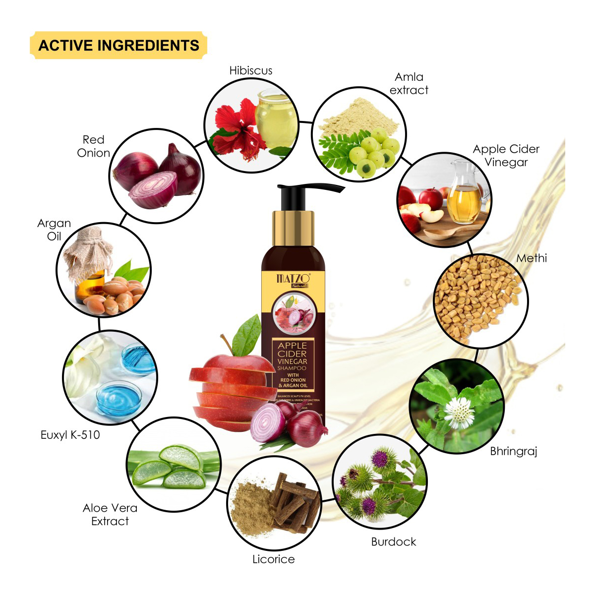 Matzo Apple Cider Vinegar Shampoo, 200 ml, Pack of 1 Matzo Apple Cider Vinegar Shampoo, 200 ml, Pack of 1