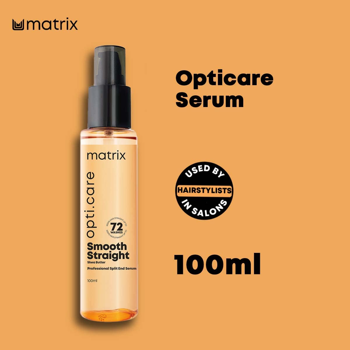 Matrix Opticare Smooth Straight Shea Butter Serum, 100 ml, Pack of 1 Matrix Opticare Smooth Straight Shea Butter Serum, 100 ml, Pack of 1