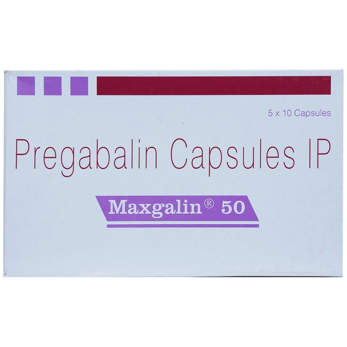 Maxgalin 50 Capsule 10's, Pack of 10 CAPSULES Maxgalin 50 Capsule 10's, Pack of 10 CAPSULES