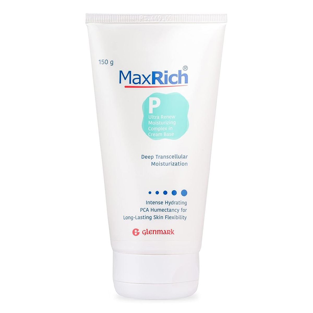 Maxrich P Ultra Renew Moisturizing Cream 150 gm | Intense Hydration | Deep Transcellular Moisturiztaion | Improves Skin Flexibility, Pack of 1 Maxrich P Ultra Renew Moisturizing Cream 150 gm | Intense Hydration | Deep Transcellular Moisturiztaion | Improves Skin Flexibility, Pack of 1