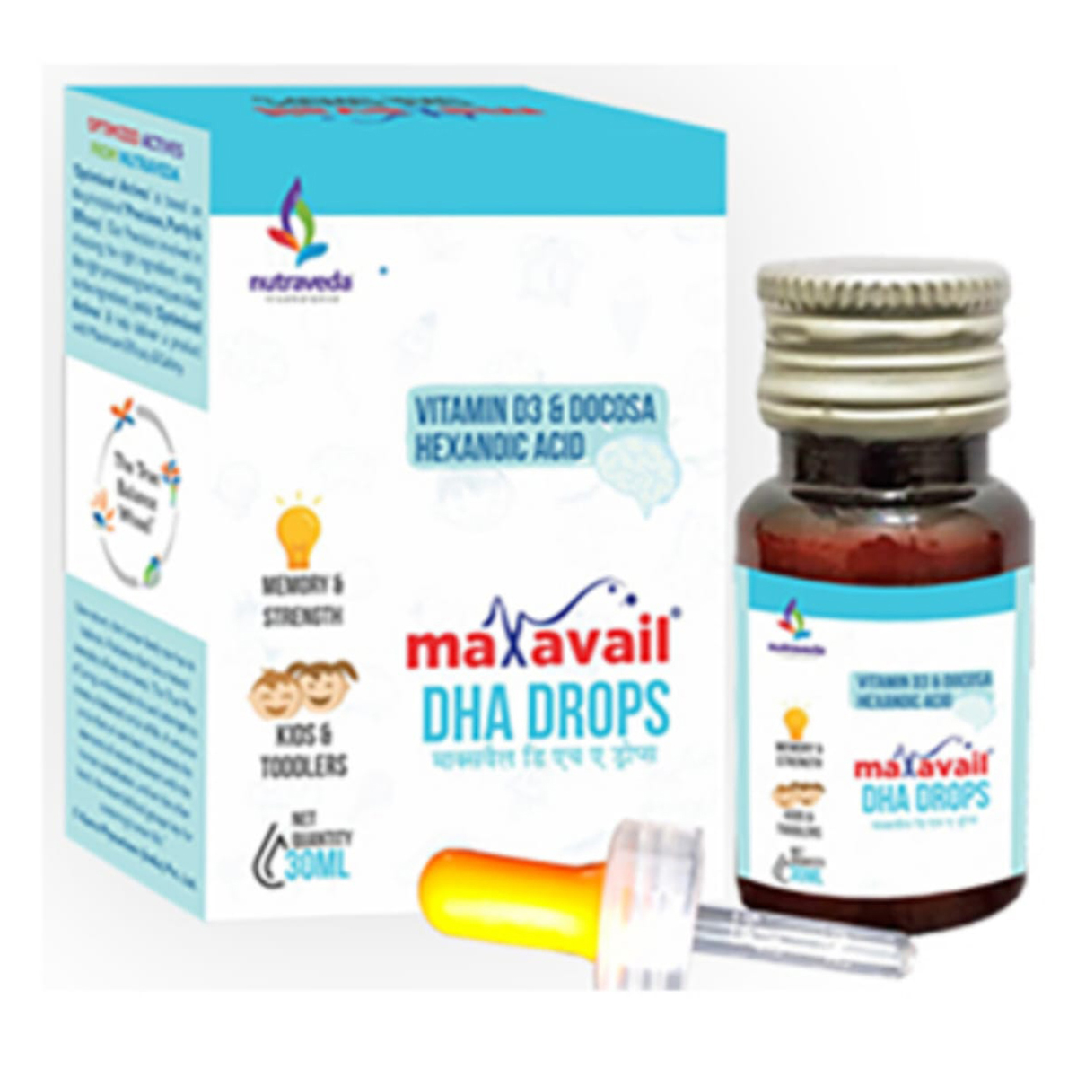 Buy Maxavail Dha Drops 30 ml Online