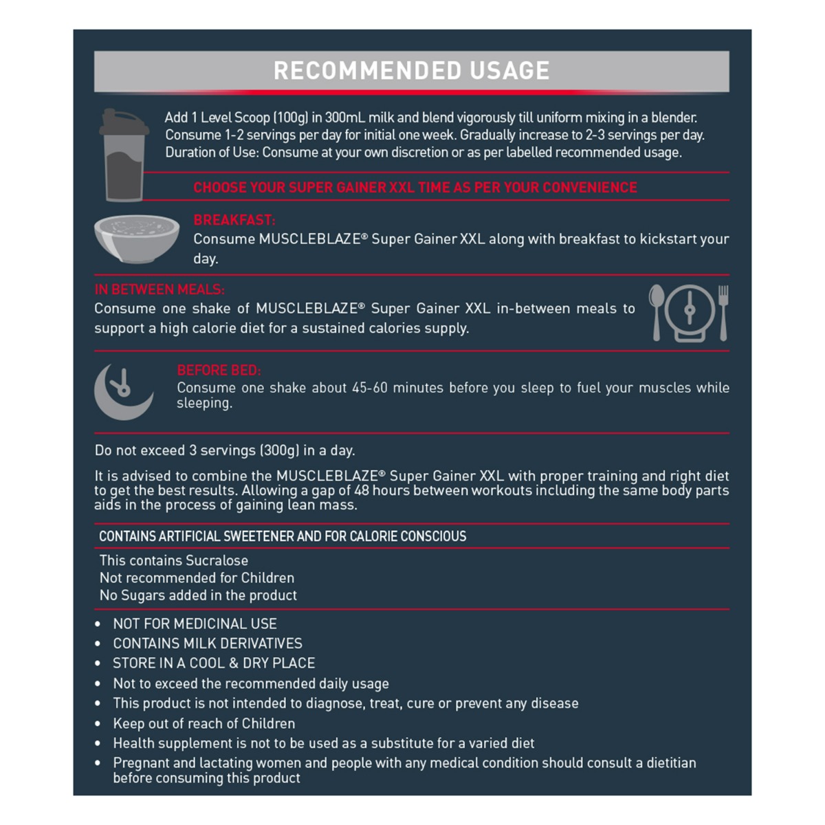 MuscleBlaze Super Gainer XXL Chocolate Bliss Flavour Powder, 1 kg, Pack of 1 MuscleBlaze Super Gainer XXL Chocolate Bliss Flavour Powder, 1 kg, Pack of 1