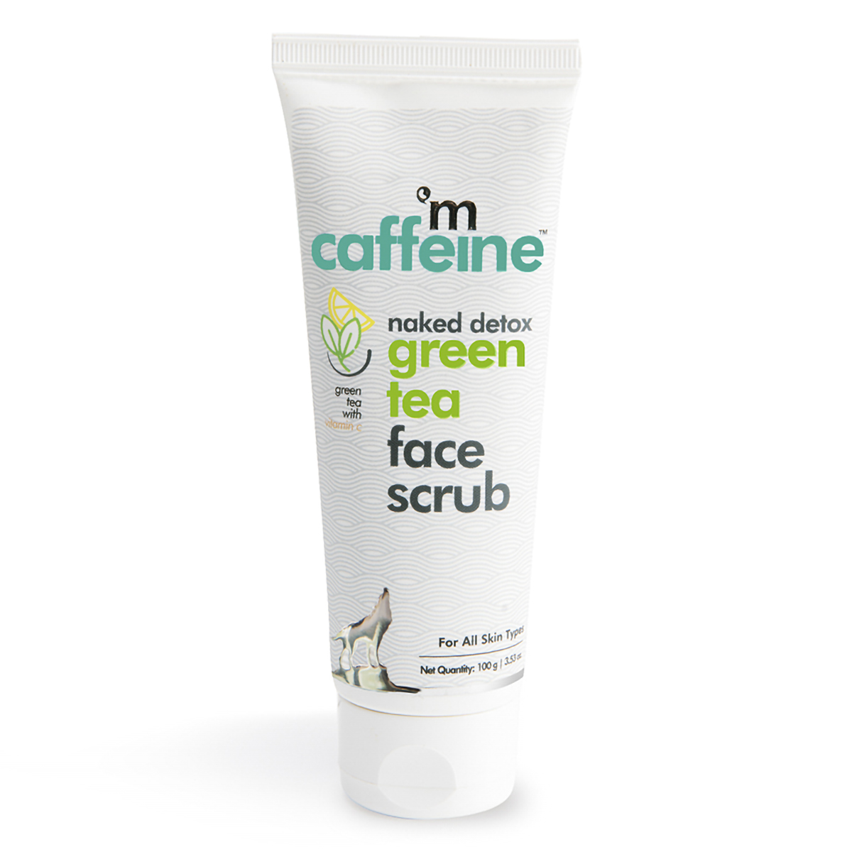 Mcaffeine Naked Detox Green Tea Face Scrub 100 gm | Green Tea With Vitamin C | Removes Pollutant | Exfoliates Skin | For All Skin Type, Pack of 1 Mcaffeine Naked Detox Green Tea Face Scrub 100 gm | Green Tea With Vitamin C | Removes Pollutant | Exfoliates Skin | For All Skin Type, Pack of 1