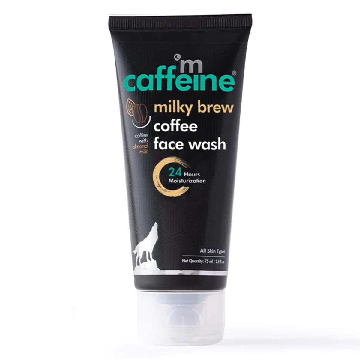 Mcaffeine Milky Brew Coffee Face Wash 75 ml | Coffee, Almond Milk | Provides 24Hrs Of Moisturization | Gentle Cleansing & Hydration | For Both Men & Women | For Dry Skin, All Skin Type, Pack of 1 Mcaffeine Milky Brew Coffee Face Wash 75 ml | Coffee, Almond Milk | Provides 24Hrs Of Moisturization | Gentle Cleansing & Hydration | For Both Men & Women | For Dry Skin, All Skin Type, Pack of 1