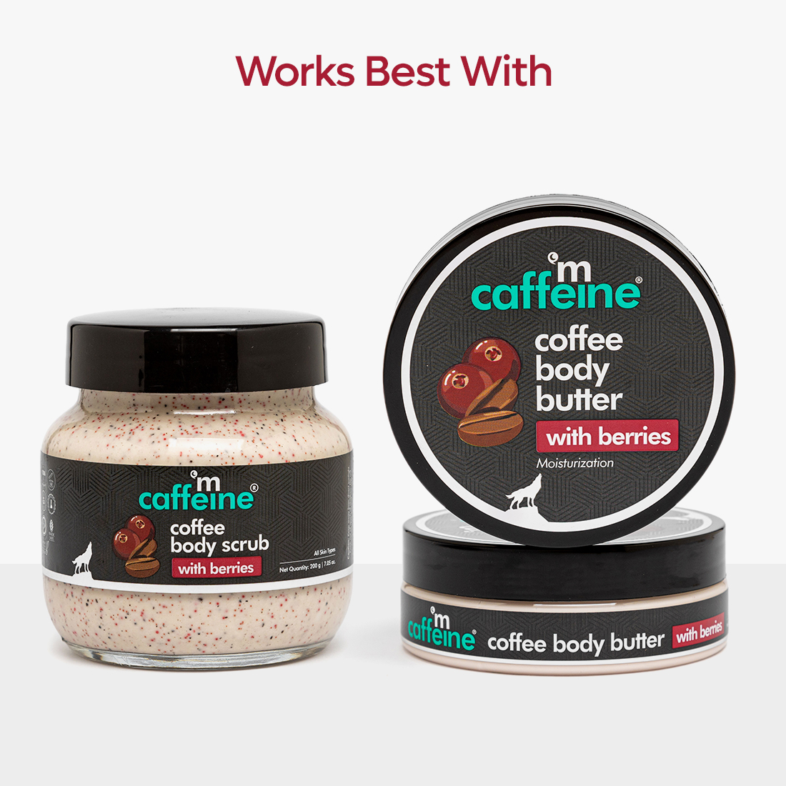 Mcaffeine Coffee Body Scrub with Berries 200 gm | Pure Arabica Coffee With Blend Of Strawberry, Raspberry & Cranberry | Removes Dead Skin | Moisturises Skin | Tan Removal Scrub | For Smooth Skin | For All Skin Type, Pack of 1 Mcaffeine Coffee Body Scrub with Berries 200 gm | Pure Arabica Coffee With Blend Of Strawberry, Raspberry & Cranberry | Removes Dead Skin | Moisturises Skin | Tan Removal Scrub | For Smooth Skin | For All Skin Type, Pack of 1