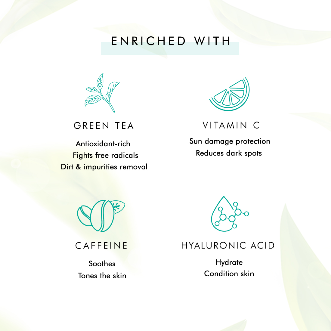 Mcaffeine Naked Detox Green Tea Face Wash 100 gm | Enriched With Green Tea, Vitamin C, Hyaluronic Acid & Caffiene | Detoxifies Skin | Removes Dirt & Impurities | For All Skin Type, Pack of 1 Mcaffeine Naked Detox Green Tea Face Wash 100 gm | Enriched With Green Tea, Vitamin C, Hyaluronic Acid & Caffiene | Detoxifies Skin | Removes Dirt & Impurities | For All Skin Type, Pack of 1