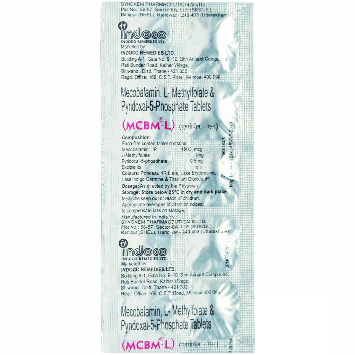 Mcbm-L Tablet 10's, Pack of 10 TABLETS Mcbm-L Tablet 10's, Pack of 10 TABLETS