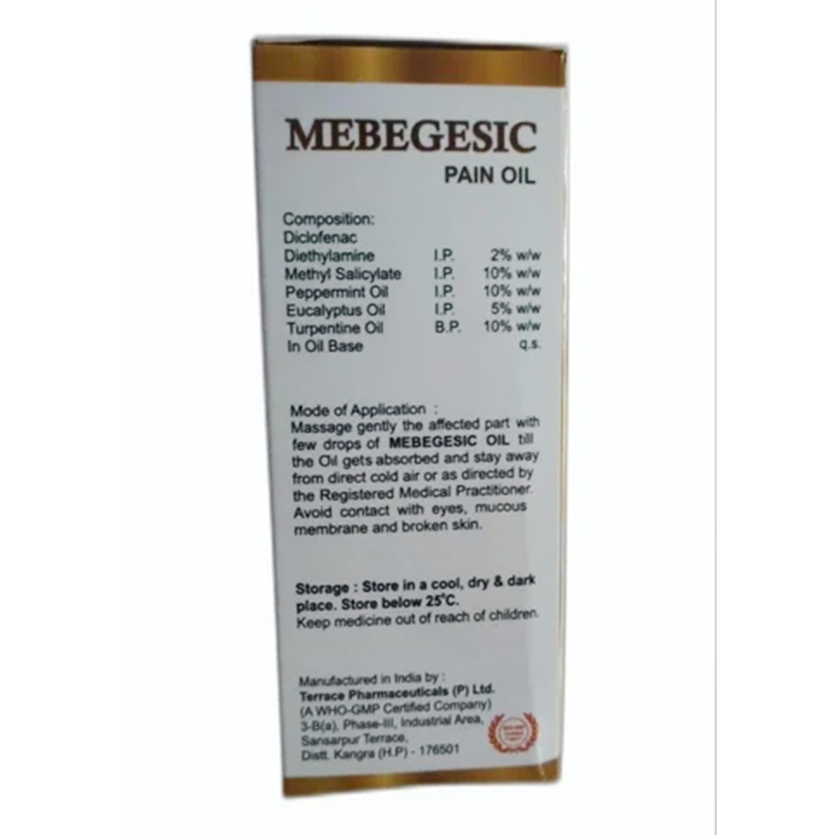 Mebegesic Pain Oil 60 ml, Pack of 1 OIL Mebegesic Pain Oil 60 ml, Pack of 1 OIL