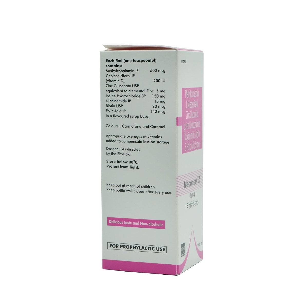 Meconerv-Z Syrup 200 ml, Pack of 1 Meconerv-Z Syrup 200 ml, Pack of 1