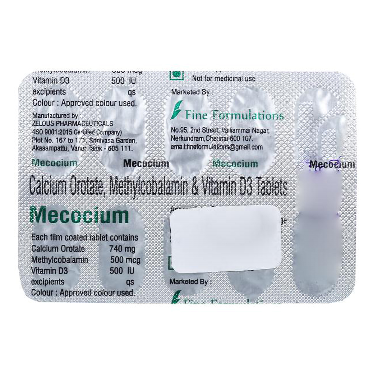 Mecocium Tablet 10's, Pack of 10 Mecocium Tablet 10's, Pack of 10