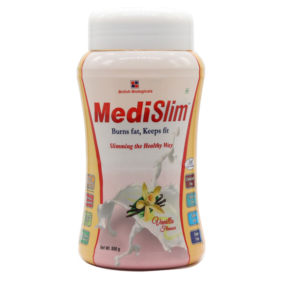 Medislim Vanilla Flavour Powder, 500 gm, Pack of 1 Powder Medislim Vanilla Flavour Powder, 500 gm, Pack of 1 Powder