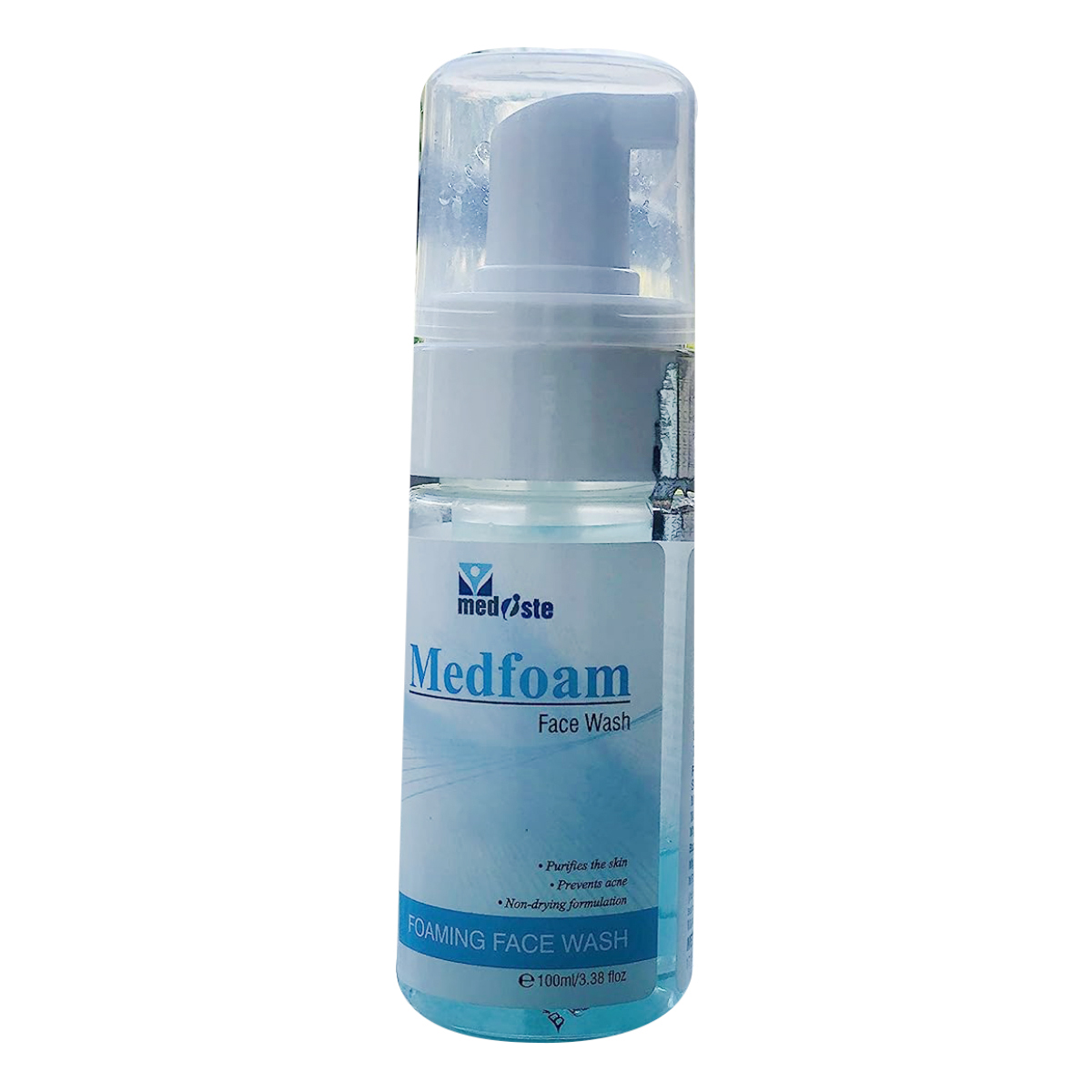 Medfoam Face Wash 100 ml | Purifies Skin | Reduces Acne | Non Drying Formulation | For All Skin Type, Pack of 1 Medfoam Face Wash 100 ml | Purifies Skin | Reduces Acne | Non Drying Formulation | For All Skin Type, Pack of 1