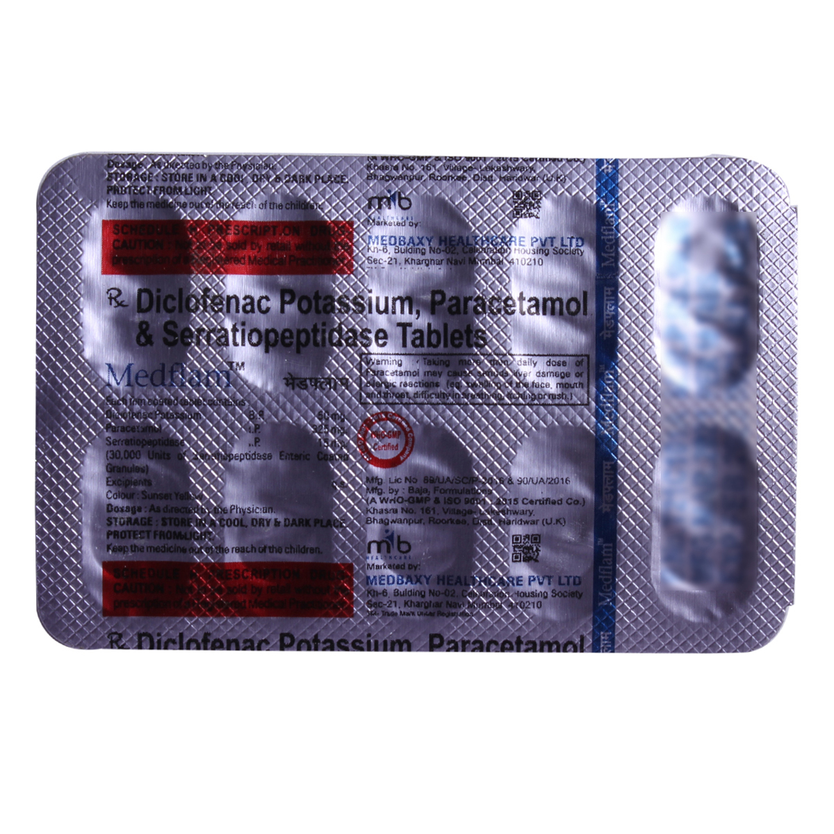 Medflam Tablet 10's, Pack of 10 TabletS Medflam Tablet 10's, Pack of 10 TabletS