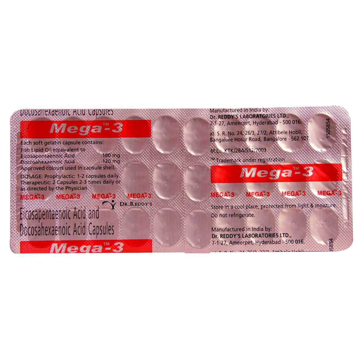 Mega-3 Capsule 30's, Pack of 30 CAPSULES Mega-3 Capsule 30's, Pack of 30 CAPSULES