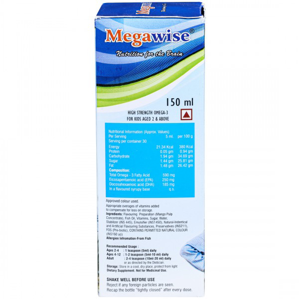 Megawise Syrup 150 ml, Pack of 1 Megawise Syrup 150 ml, Pack of 1