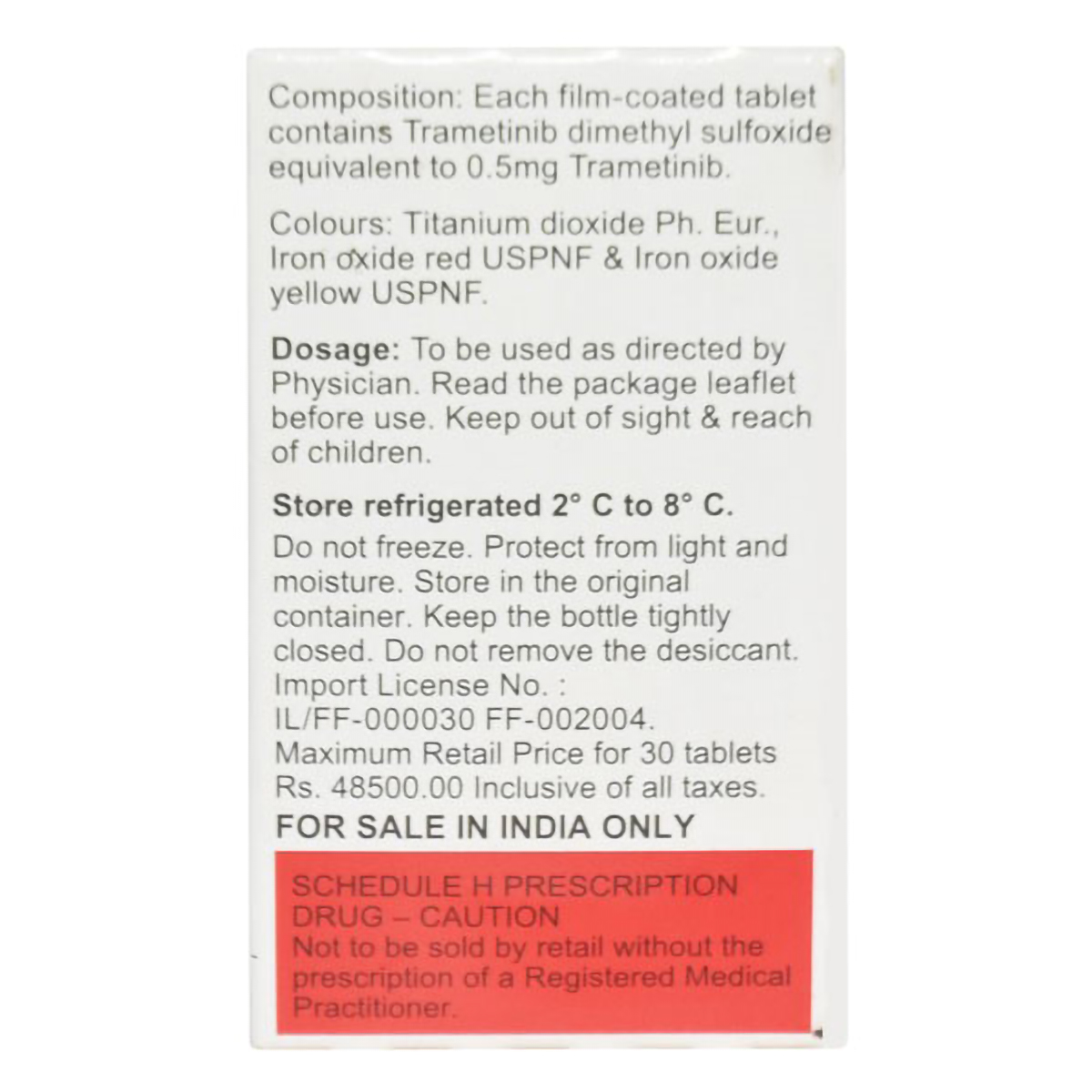 Meqsel 0.5 mg Tablet 30's, Pack of 1 TABLET Meqsel 0.5 mg Tablet 30's, Pack of 1 TABLET