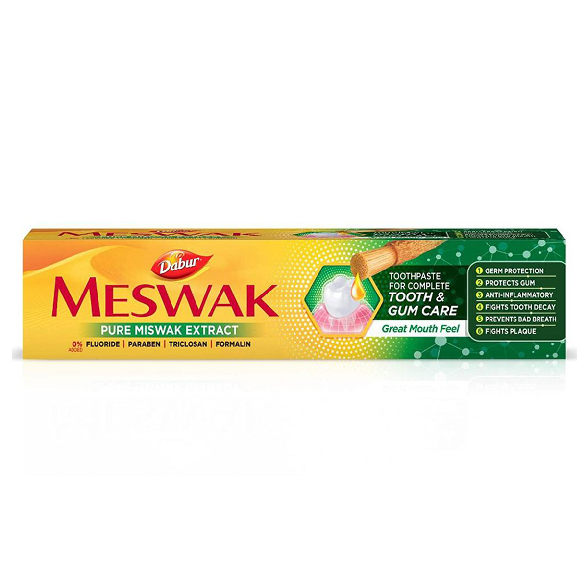 Dabur Meswak Complete Tooth & Gum Care Toothpaste, 100 gm, Pack of 1 Dabur Meswak Complete Tooth & Gum Care Toothpaste, 100 gm, Pack of 1