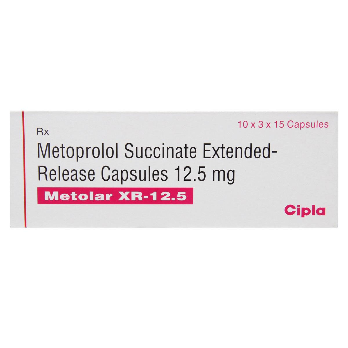 Metolar XR-12.5 Capsule 15's, Pack of 15 CAPSULES Metolar XR-12.5 Capsule 15's, Pack of 15 CAPSULES