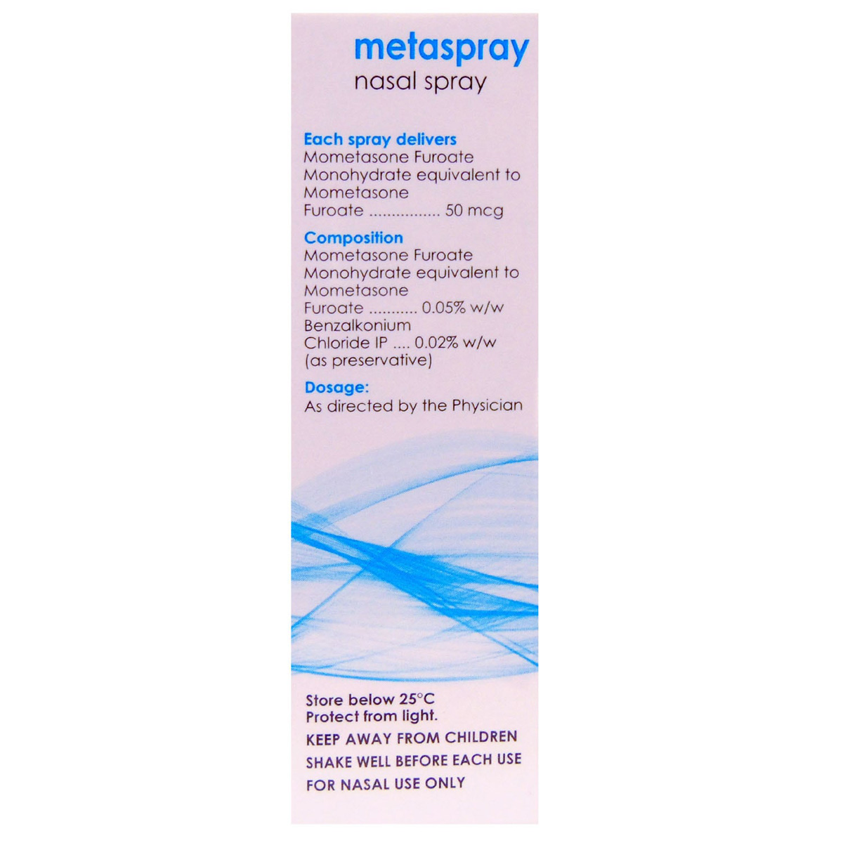 Metaspray Nasal Spray 10 gm, Pack of 1 LIQUID Metaspray Nasal Spray 10 gm, Pack of 1 LIQUID
