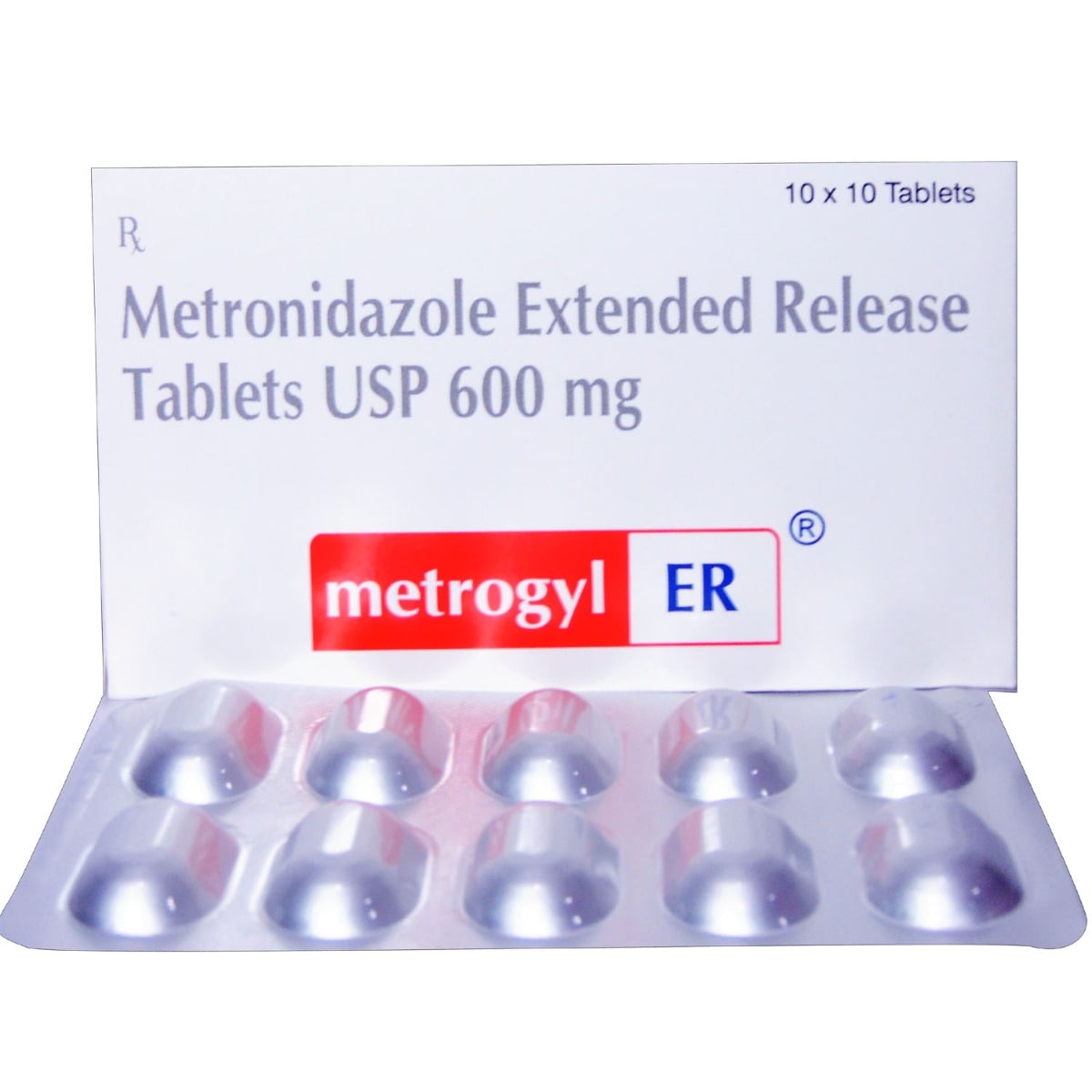 Metrogyl ER Tablet 10's, Pack of 10 TABLETS Metrogyl ER Tablet 10's, Pack of 10 TABLETS