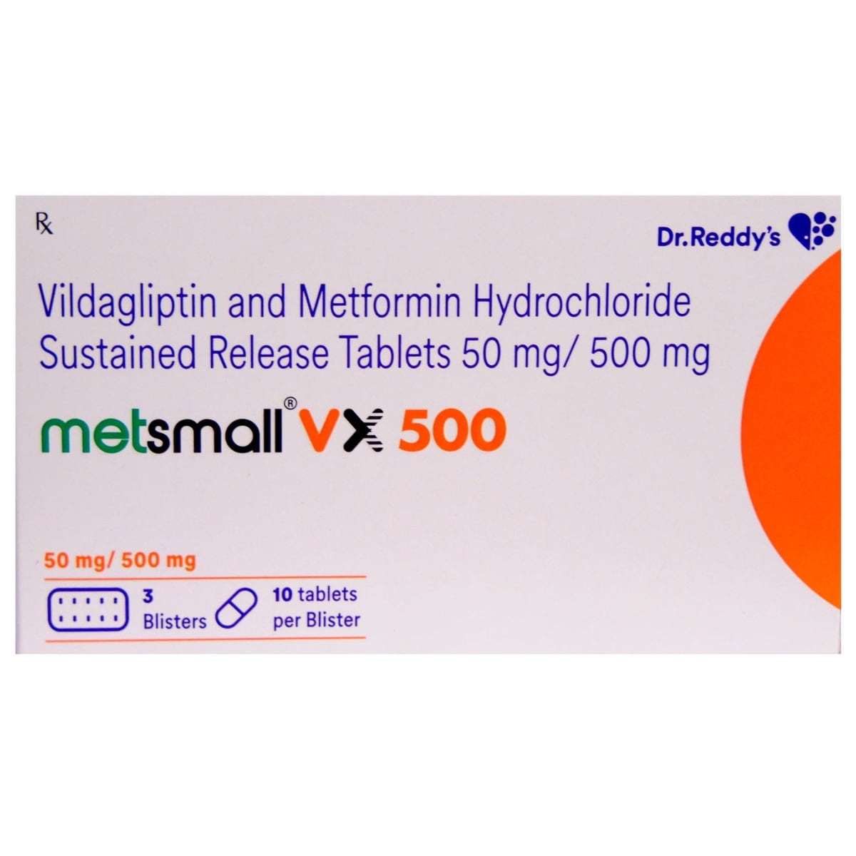 Metsmall VX 500 Tablet 10's, Pack of 10 TABLETS Metsmall VX 500 Tablet 10's, Pack of 10 TABLETS
