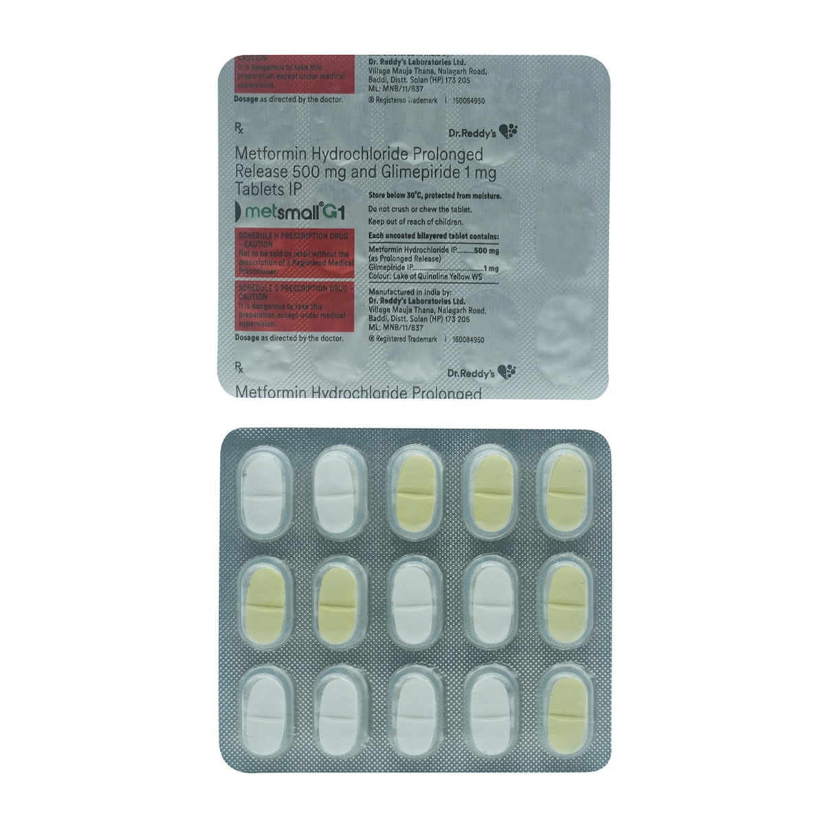Metsmall G1 Tablet 15's, Pack of 15 TABLETS Metsmall G1 Tablet 15's, Pack of 15 TABLETS