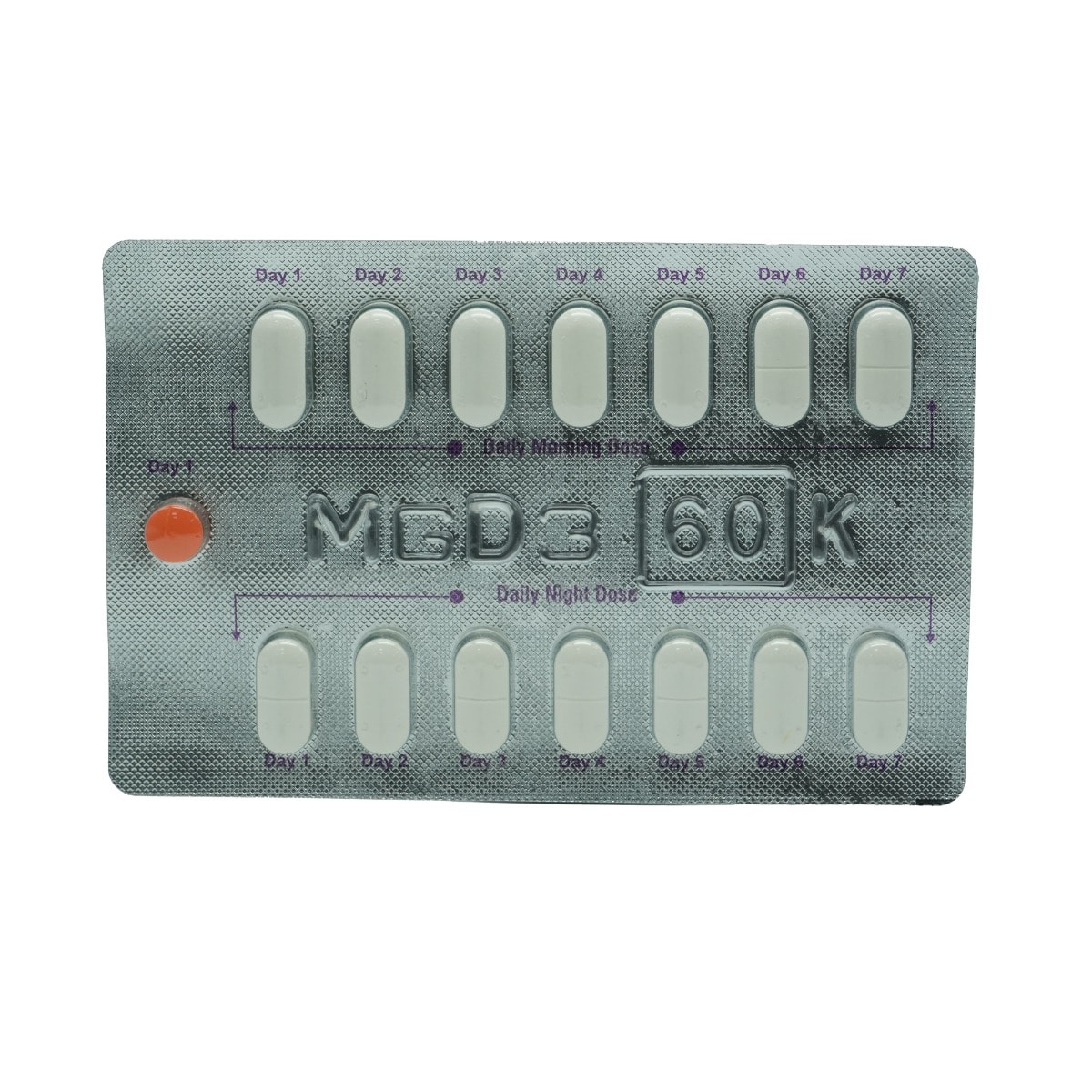 Mgd3 60K Tab Combi Kit (14+1), Pack of 1 TABLET Mgd3 60K Tab Combi Kit (14+1), Pack of 1 TABLET