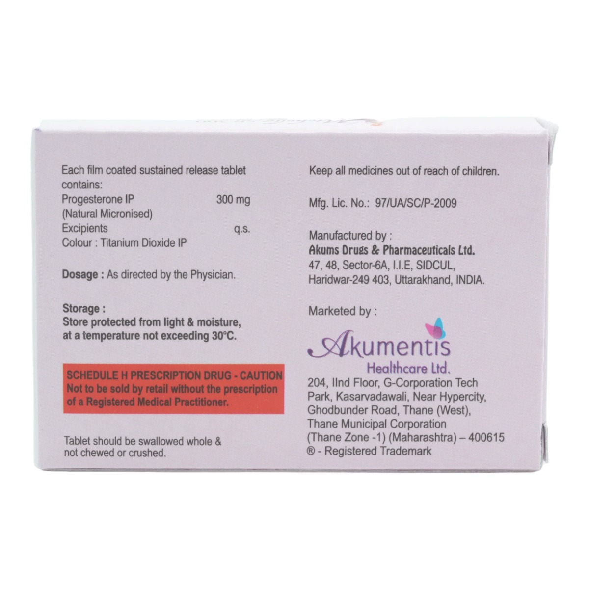 MICHELLE SR 300MG TABLET, Pack of 10 TabletS MICHELLE SR 300MG TABLET, Pack of 10 TabletS