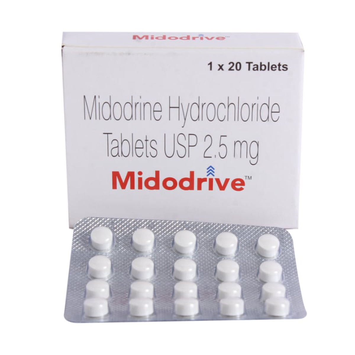 Midodrive Tablet 20's, Pack of 20 TabletS Midodrive Tablet 20's, Pack of 20 TabletS