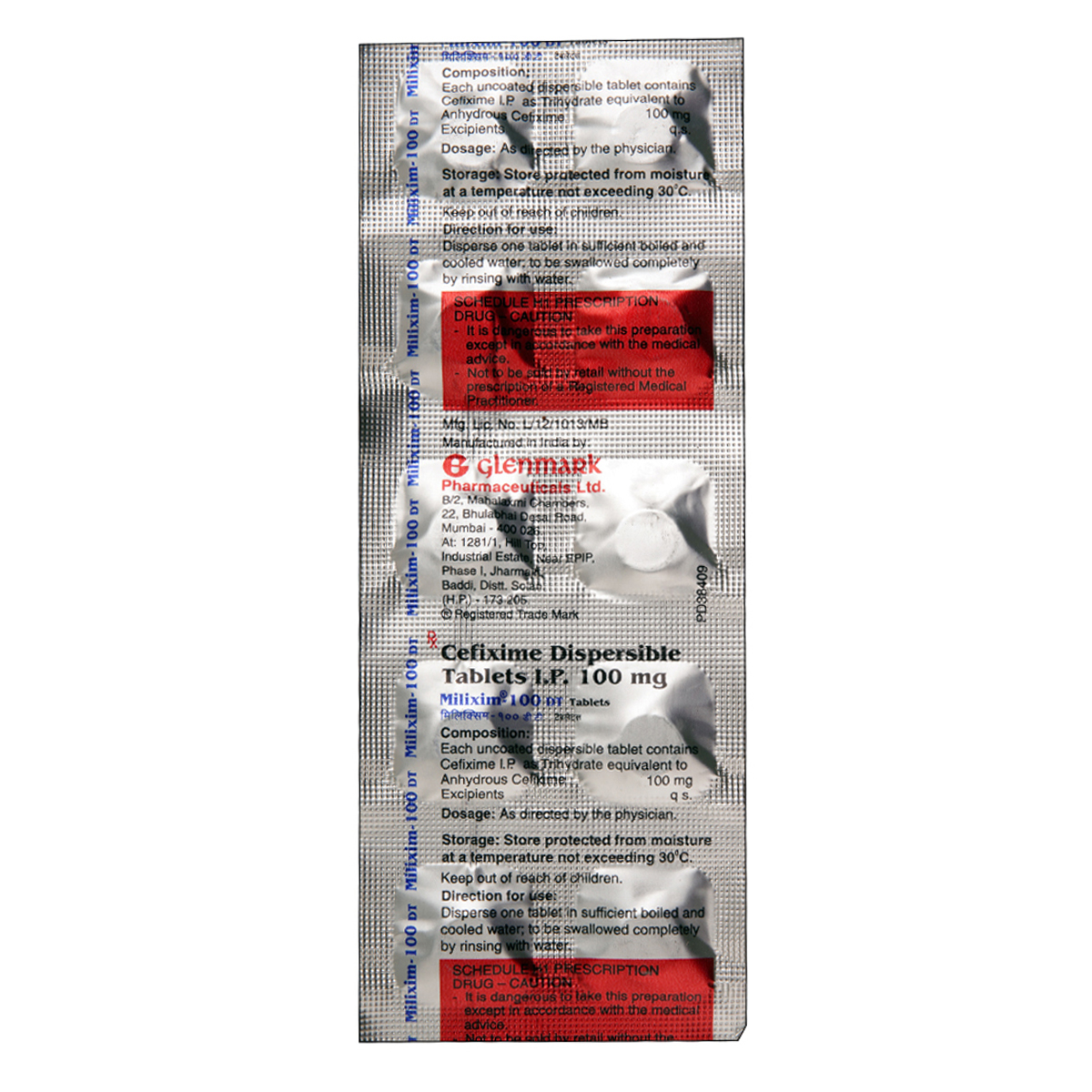 Milixim-100 DT Tablet 10's, Pack of 10 TabletS Milixim-100 DT Tablet 10's, Pack of 10 TabletS
