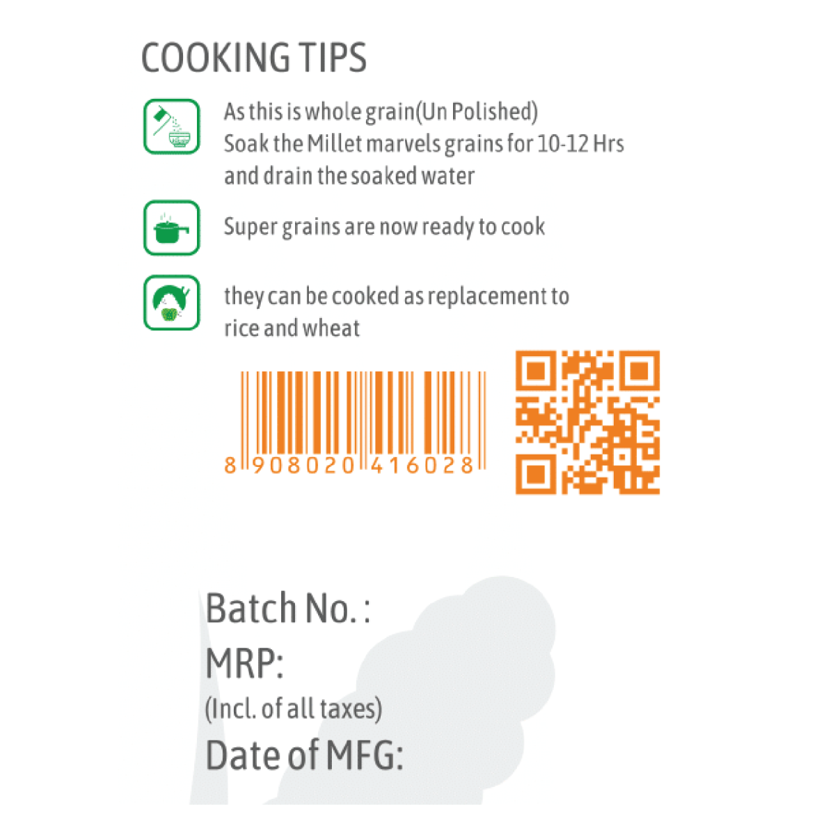 Millet Marvels Barnyard Millets, 500 gm, Pack of 1 Millet Marvels Barnyard Millets, 500 gm, Pack of 1