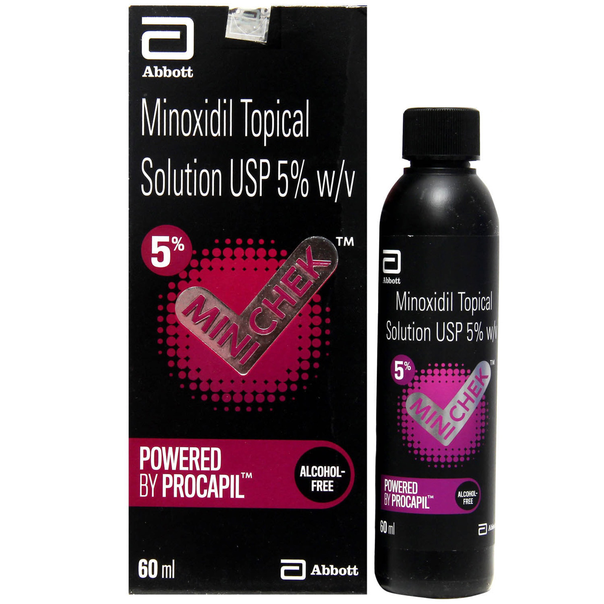 Mini Chek 5% Solution 60 ml, Pack of 1 SOLUTION Mini Chek 5% Solution 60 ml, Pack of 1 SOLUTION