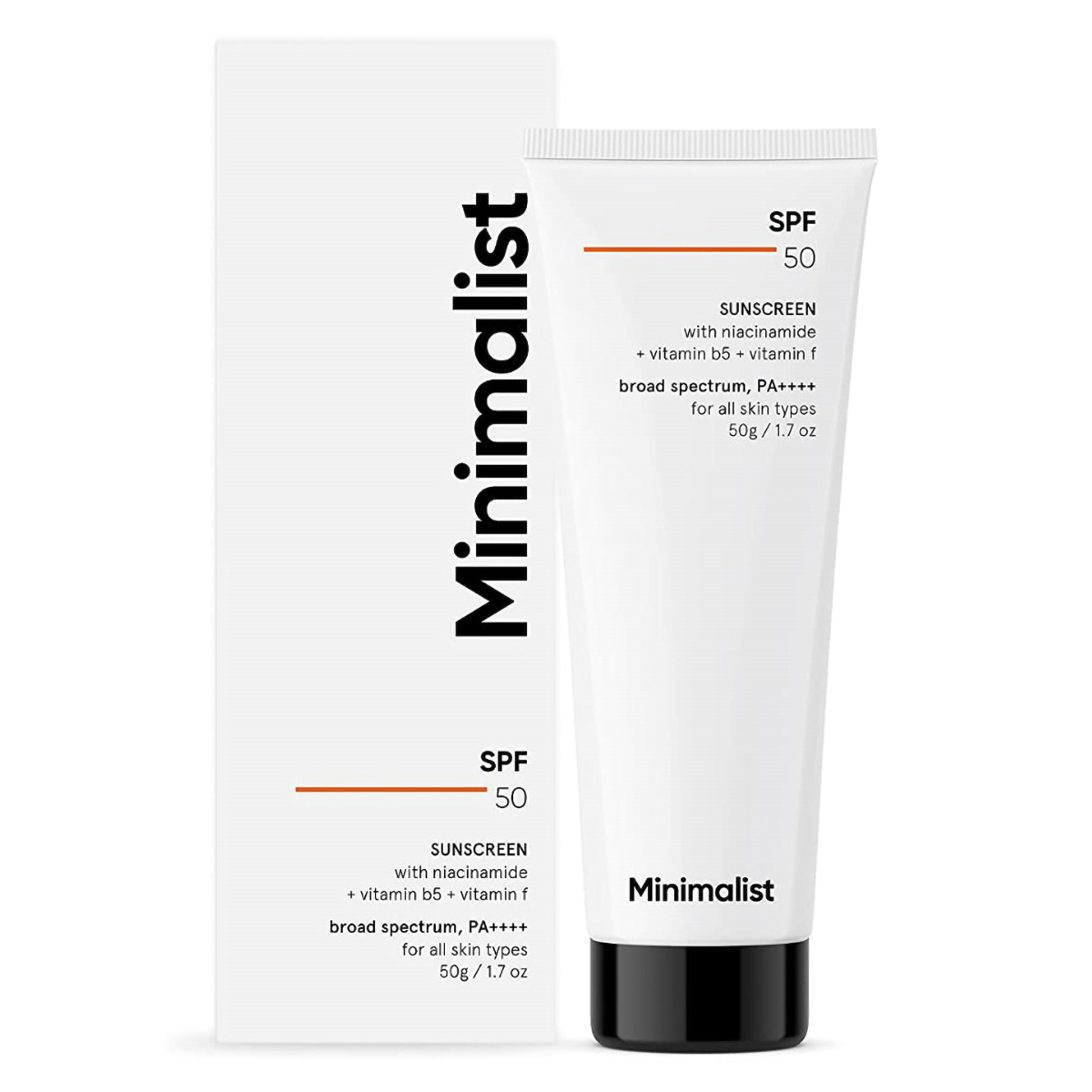Minimalist SPF 50 PA++++ Sunscreen 50 gm| No Whitecast and Contains Multi Vitamins, Pack of 1 Minimalist SPF 50 PA++++ Sunscreen 50 gm| No Whitecast and Contains Multi Vitamins, Pack of 1