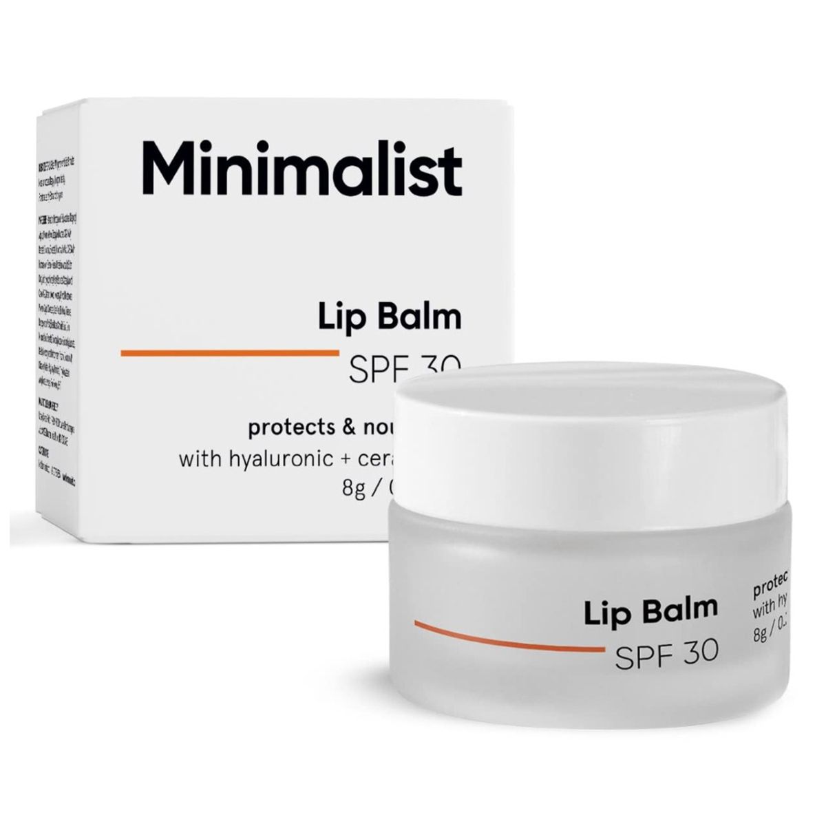 Minimalist SPF 30 Lip Balm 8 gm| Protects and Nourishes Lips, Pack of 1 Minimalist SPF 30 Lip Balm 8 gm| Protects and Nourishes Lips, Pack of 1
