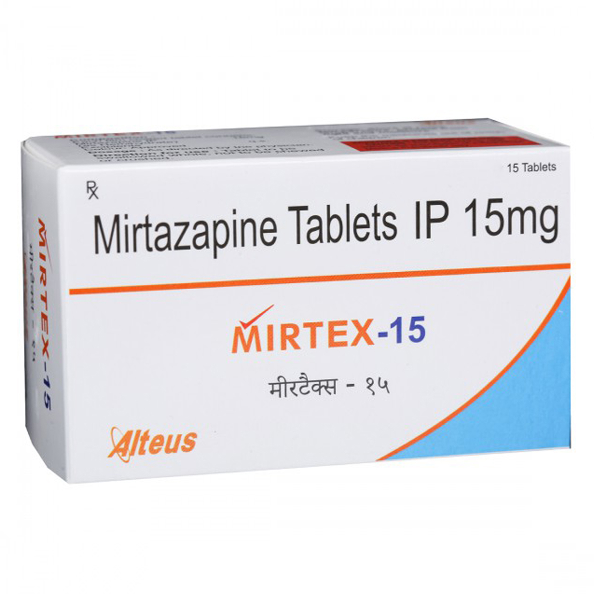 Mirtex 15 mg Tablet 15's, Pack of 15 TabletS Mirtex 15 mg Tablet 15's, Pack of 15 TabletS
