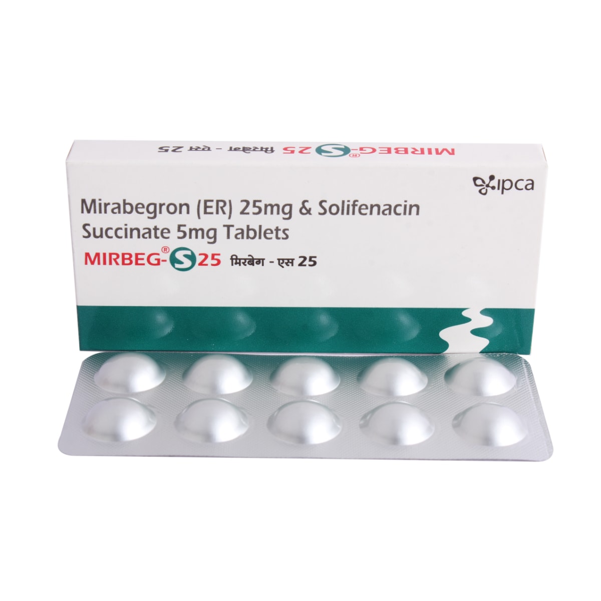 Mirbeg S 25 Tablet 10's, Pack of 10 Mirbeg S 25 Tablet 10's, Pack of 10