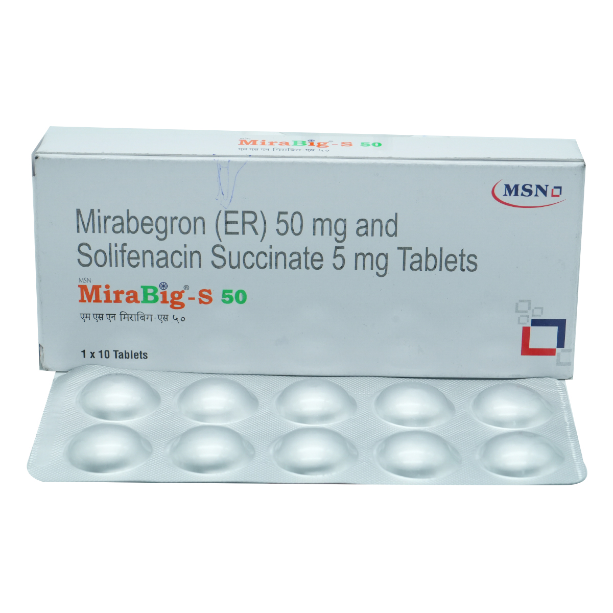 Mirabig-S 50 Tablet 10's, Pack of 10 Mirabig-S 50 Tablet 10's, Pack of 10