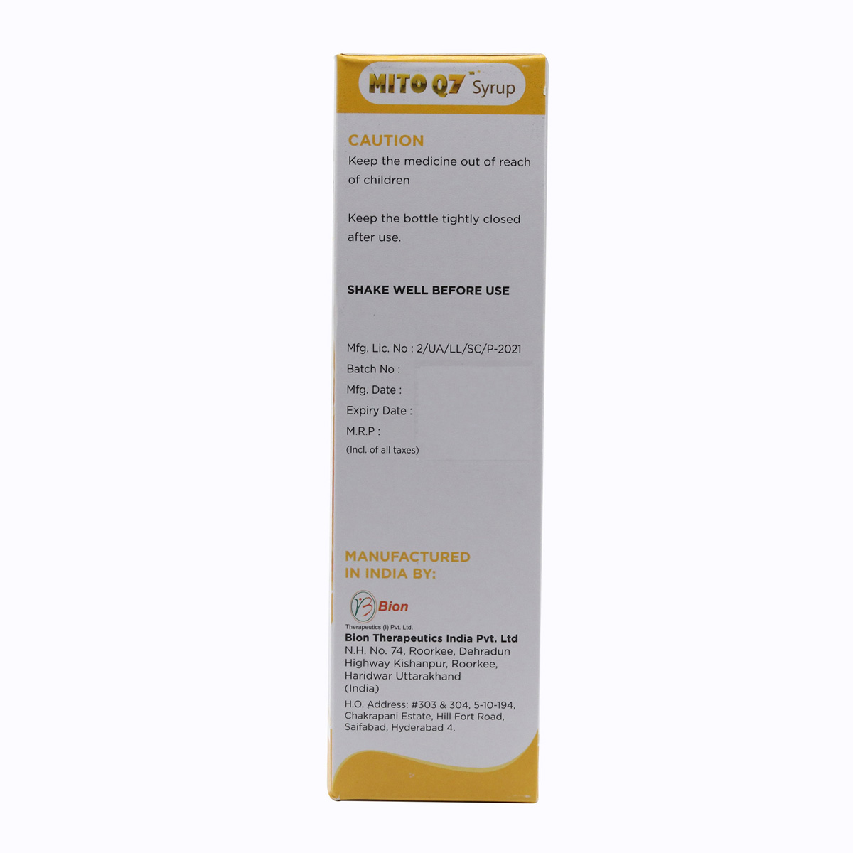 Mito Q7 Sugar Free Syrup 200 ml, Pack of 1 Mito Q7 Sugar Free Syrup 200 ml, Pack of 1