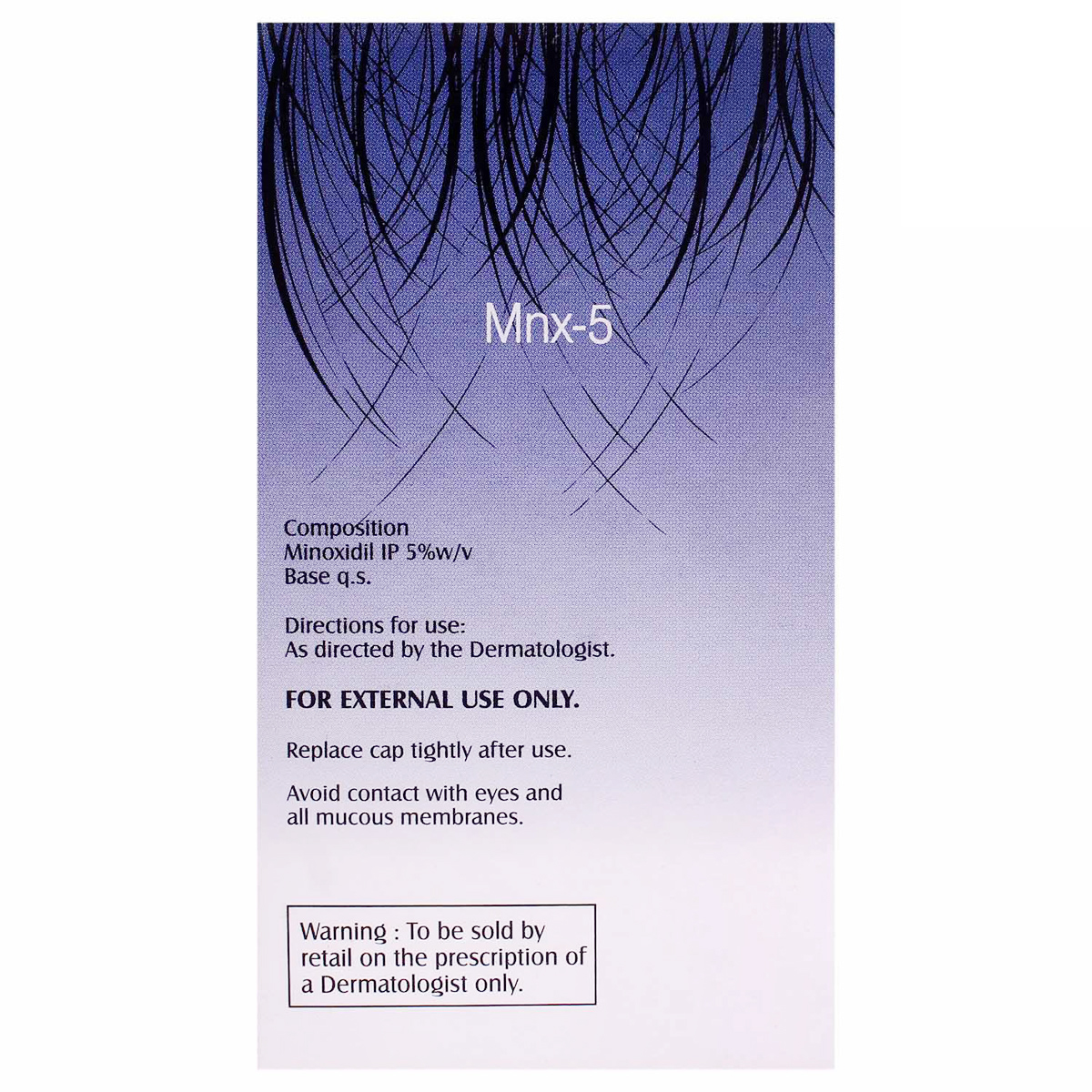 Mnx-5 Solution 60 ml, Pack of 1 SOLUTION Mnx-5 Solution 60 ml, Pack of 1 SOLUTION
