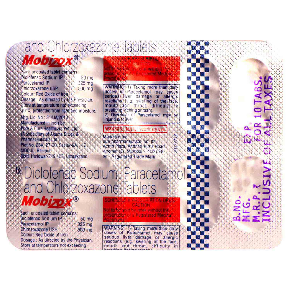 Mobizox Tablet 10's, Pack of 10 TABLETS Mobizox Tablet 10's, Pack of 10 TABLETS